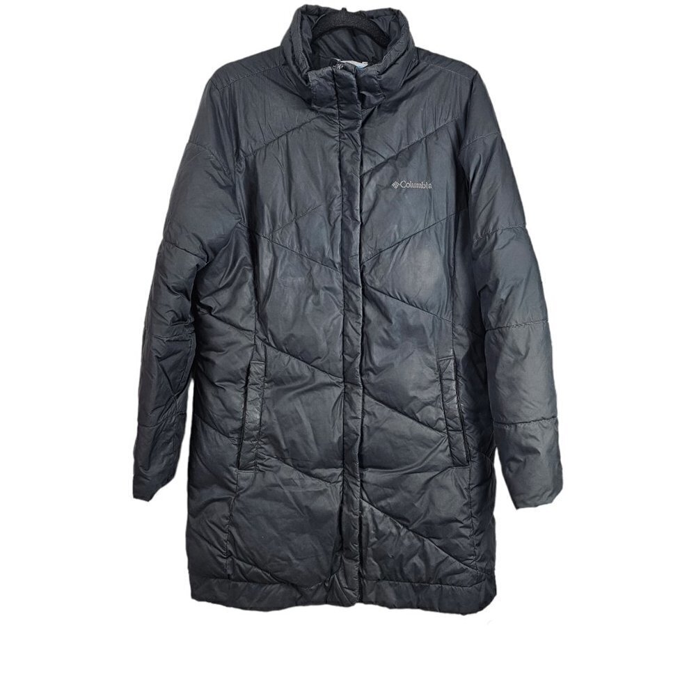 Columbia Puffer Black Winter Parka Coat